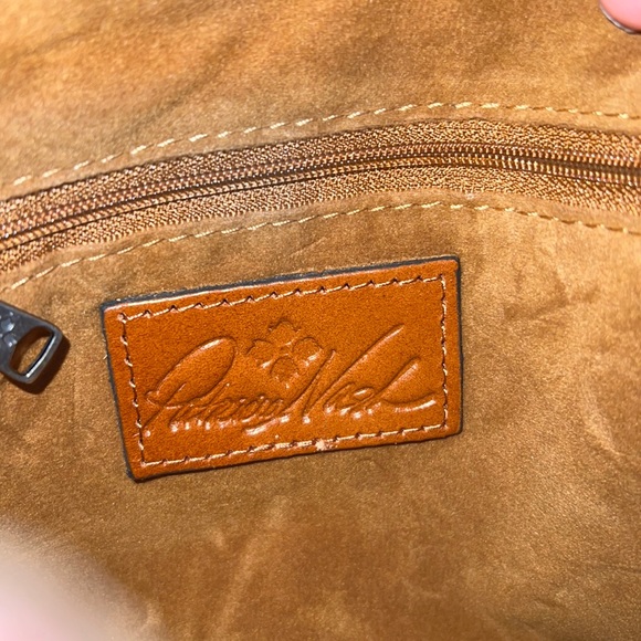 NWT Patricia Nash Cassini Tooled Leather Wristlet Clutch Hand bag Oxblood 6 - Picture 7 of 9